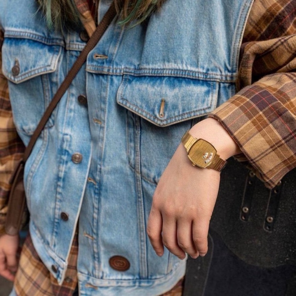 Gucci Grip Quartz Stainless Steel Watch Yellow Gold 38mm YA157409
unisex - Picture 15 of 15